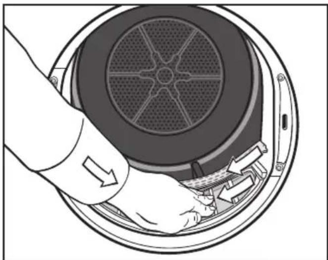 MIELE TSF 663 WP - Matomų pūkelių pašalinimas - 3
