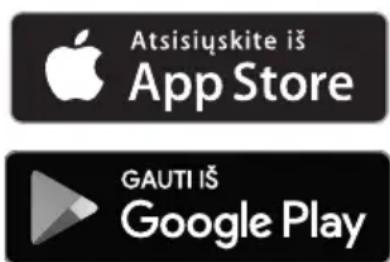 Atsisiųskite iš App Store GAUTI iš Google Play