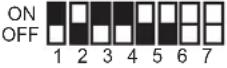 PANASONIC VLV-M603SX - Distributor DIP switch settings - 26