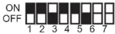 PANASONIC VLV-M603SX - Distributor DIP switch settings - 23