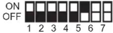 PANASONIC VLV-M603SX - Distributor DIP switch settings - 33