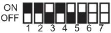 PANASONIC VLV-M603SX - Distributor DIP switch settings - 22