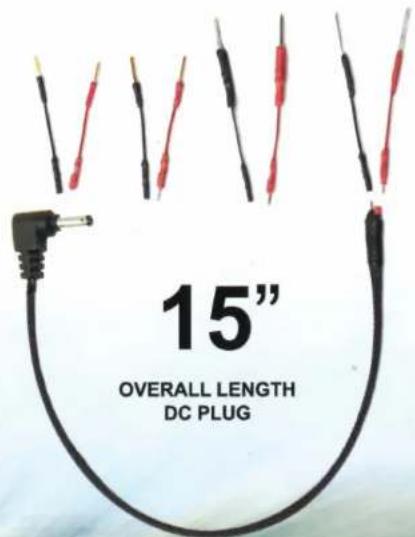 15" OVERALL LENGTH DC PLUG