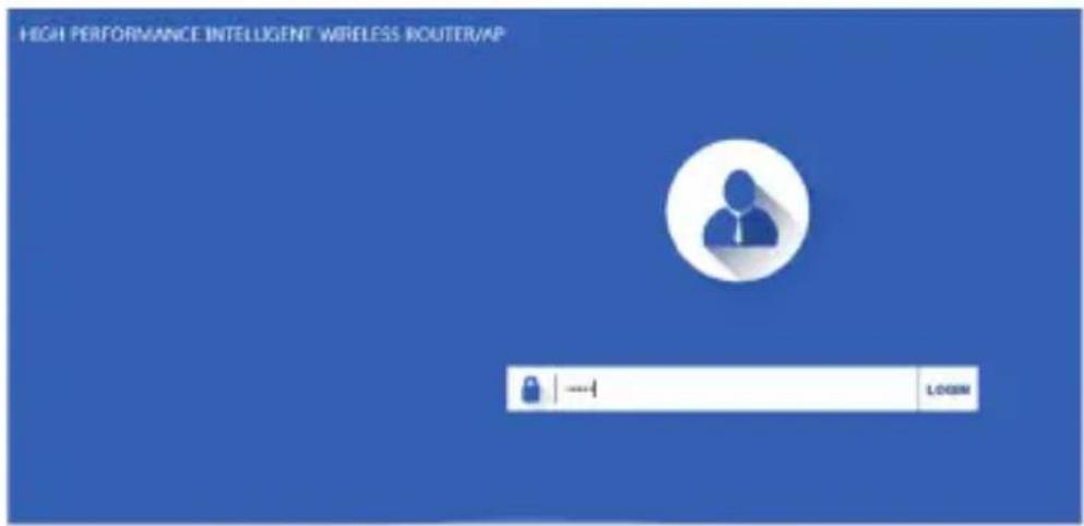 HIGH PERFORMANCE INTELLIGENT WIRELESS ROUTER/AP LOGIN