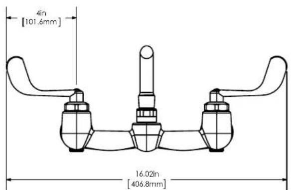 4in [101.6mm] 16.02in [406.8mm]