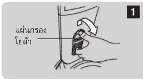 HITACHI SF-140TE - การทำความสะอาดแผ่นกรองโยผ้า (แบบตลับ) - 1