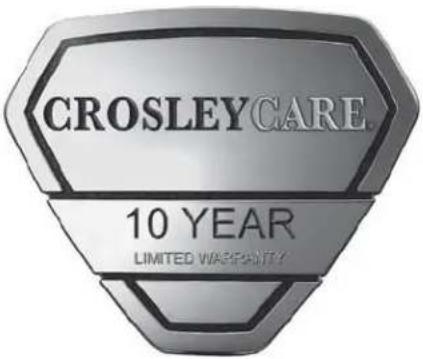 CROSLEY CARE. 10 YEAR LIMITED WARRANTY