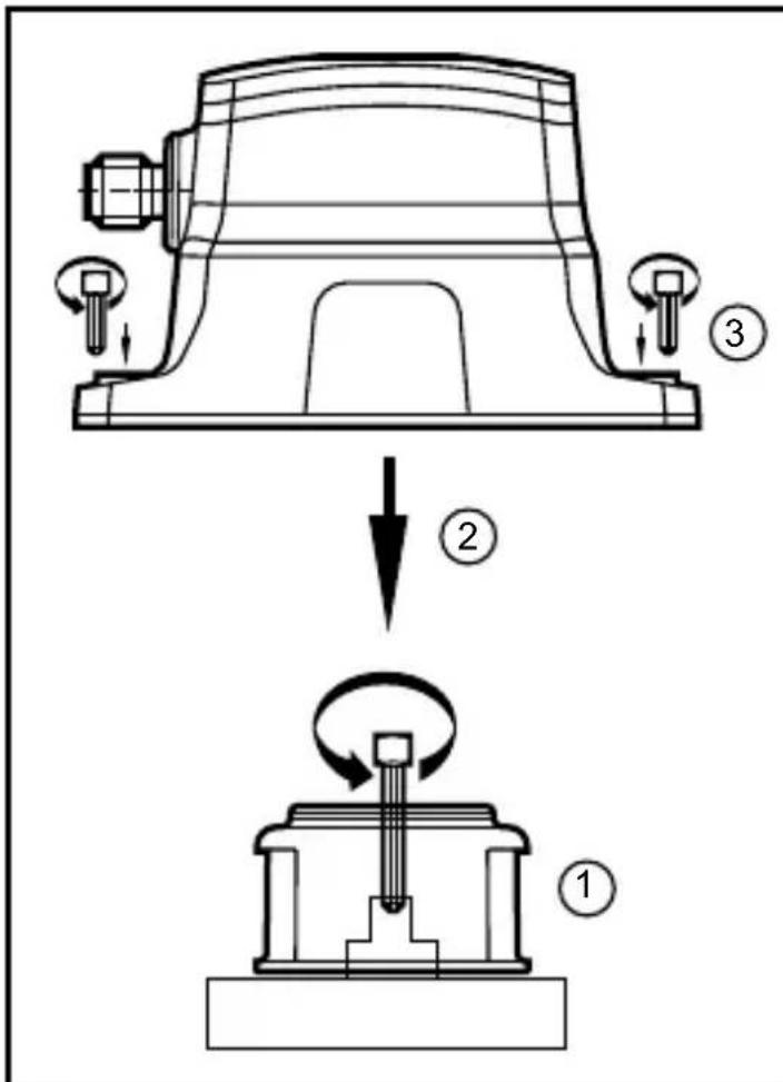 IFM MVQ101 - 取付方法 - 1