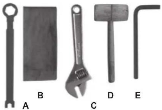 RIKON 30-251 - TOOLS REQUIRED FOR ASSEMBLY - 1