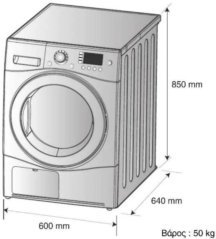 850 mm 640 mm 600 mm Bápoç : 50 kg