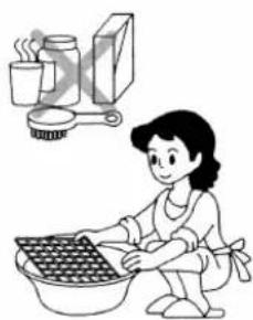 Atosa MKC68GR - Cleaning the refrigerator surface: - 2