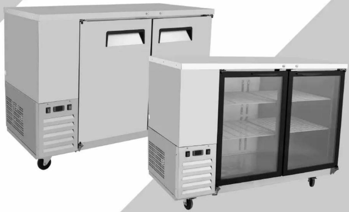 Atosa SBB59GRAUS1 - INSTRUCTION MANUAL Back Bar Coolers - 1