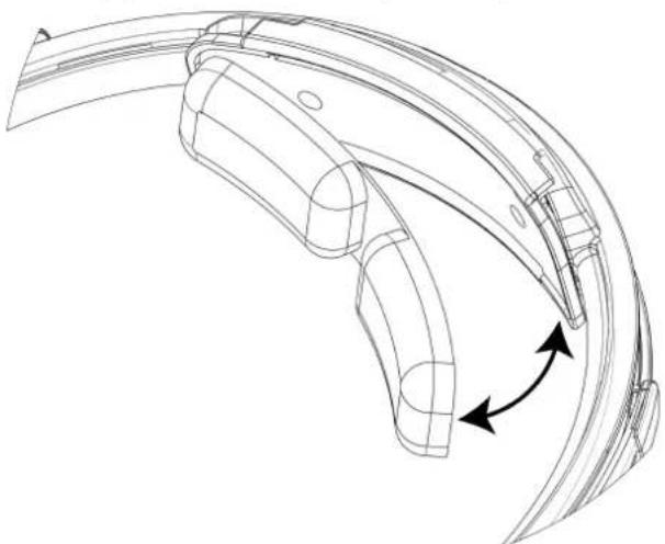 Telex AIRMAN 7P - Headband pad holder and headpad replacement - 2