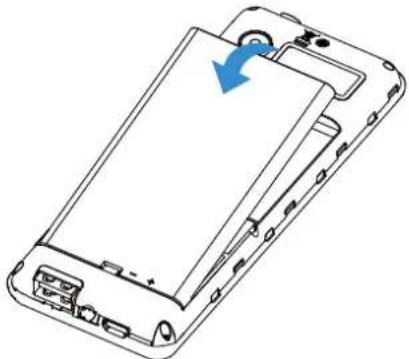 PHILIPS Xenium E185 - Установка SIM-карт и зарядка аккумулятора - 2