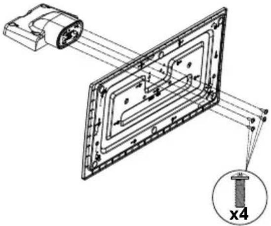 PANASONIC TX-55GX530E - Pjedestalo surinkimas - 1