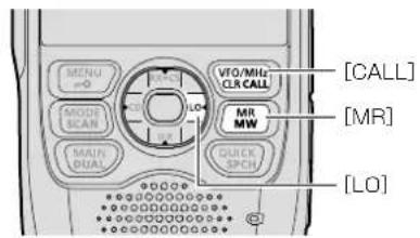 ICOM ID-52PLUS - LO/CALL操作 - 1