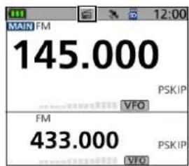 ICOM ID-52PLUS - 待ち受けしながらラジオを受信する - 1