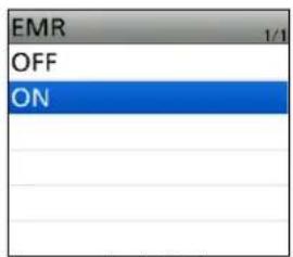 EMR OFF ON
