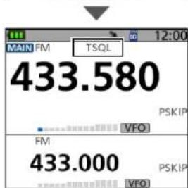 ICOM ID-52PLUS - 2.トーンスケルチを使って交信する - 3