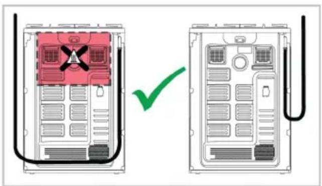 BEKO FBE62120SWD - Gāzes pieslēguma puses izvēle - 1