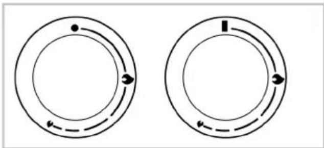 BEKO FBE62120SWD - Gāzes degla vadības poga - 1