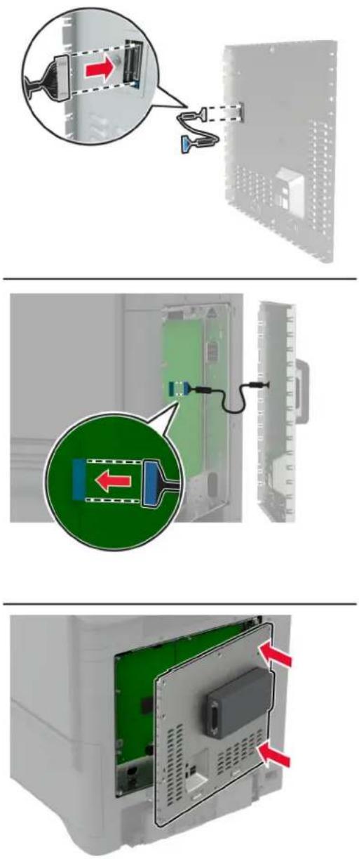 LEXMARK CX730 - Vidaus sprendimų prievado įrengimas - 6
