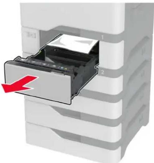 LEXMARK CX730 - Popieriaus strigtis dékluose - 1