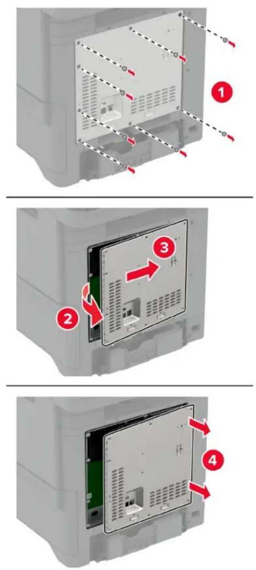 LEXMARK CX730 - Fakso plokštės įrengimas - 1