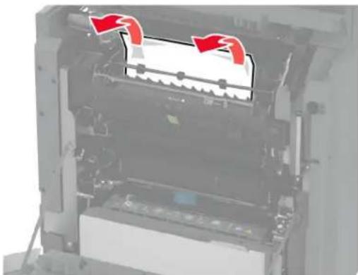 LEXMARK CX730 - Popieriaus strigtis kaitintuvo srityje - 4