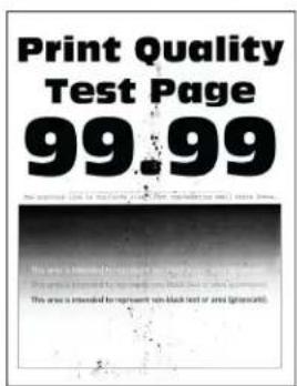 LEXMARK CX730 - Spausdinimo kokybės problemos - 5