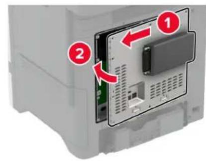 LEXMARK CX730 - Belaidžio spausdinimo serverio „MarkNet N8370“ prijungimas - 6