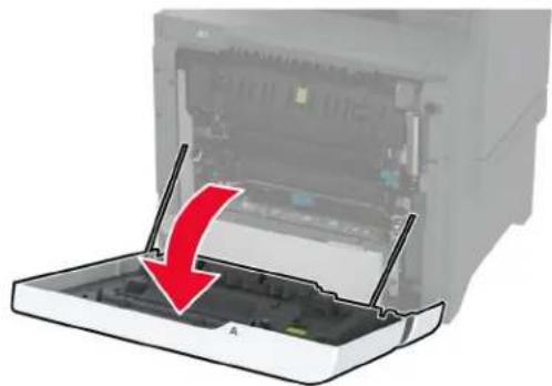LEXMARK CX730 - Popieriaus strigtis kaitintuvo srityje - 2