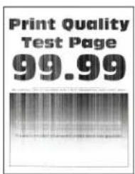 LEXMARK CX730 - Vertikalios baltos linijos - 1