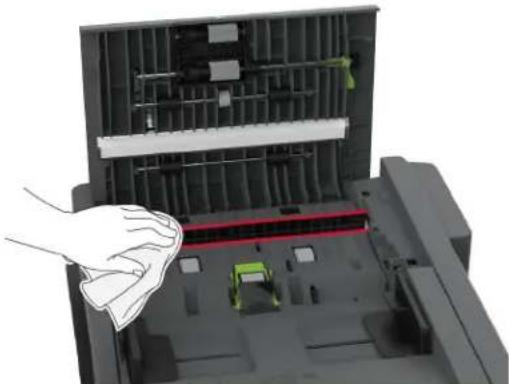LEXMARK CX730 - Skenerio valymas - 5