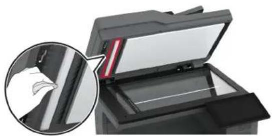 LEXMARK CX730 - Skenerio valymas - 2