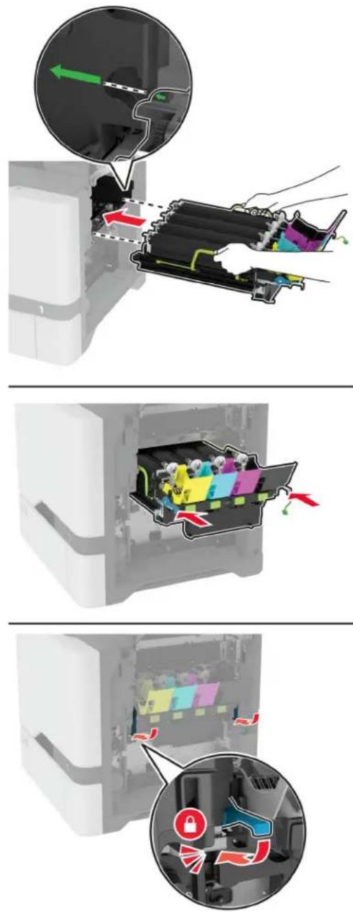LEXMARK CX730 - Spalvinio vaizdo gavimo komplekto keitimas - 10