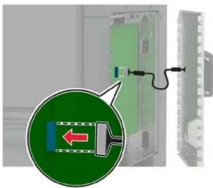 LEXMARK CX730 - Belaidžio spausdinimo serverio „MarkNet N8370“ prijungimas - 5