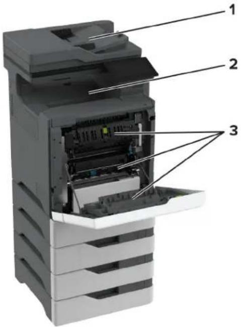 LEXMARK CX730 - Pastabos: - 1