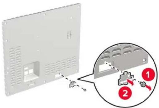 LEXMARK CX730 - Fakso plokštės įrengimas - 2