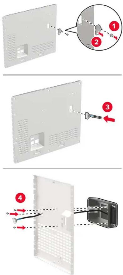 LEXMARK CX730 - Belaidžio spausdinimo serverio „MarkNet N8370“ prijungimas - 4