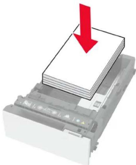 LEXMARK CX730 - Tinkamai jdėkite popierių - 2