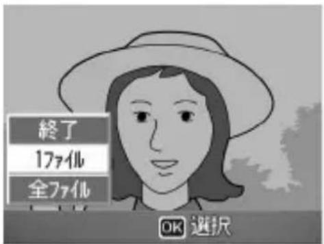 PENTAX G600 - 表示している静止画にDPOF設定する - 2