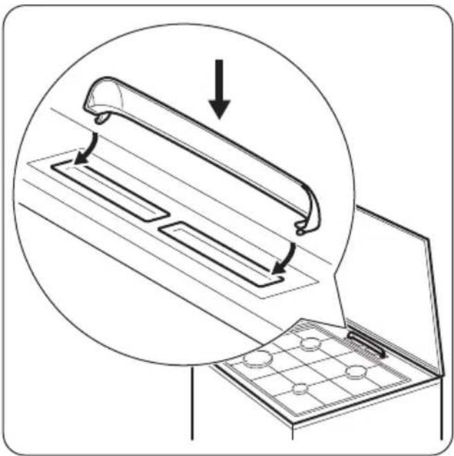 ZANUSSI ZCK55211XA - Tvaika izplūdes vāka uzstādīšana - 1