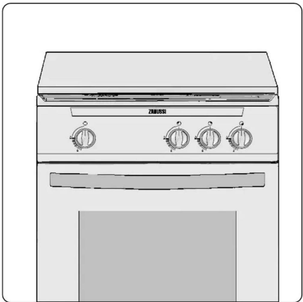 ZANUSSI ZCG554GW2 - 1