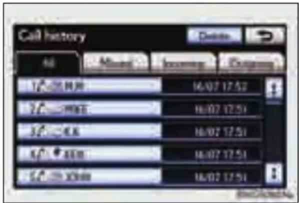 Call history Date Time Duration Description 16/07 17:52 16/07 17:51 16/07 17:51 16/07 17:51 16/07 17:51 16/07 17:51
