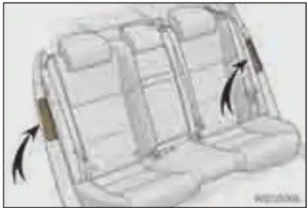 LEXUS GS 450h (2012) - Hibridakumulatora (vilces akumulatora) ventilācijas sprauslas - 1