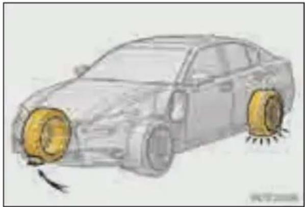 LEXUS GS 450h (2012) - Caurdurtas riepas maina - 1