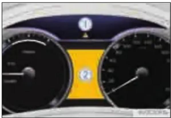 LEXUS GS 450h (2012) - Ja tiek rādīts brīdinājuma ziņojums - 1