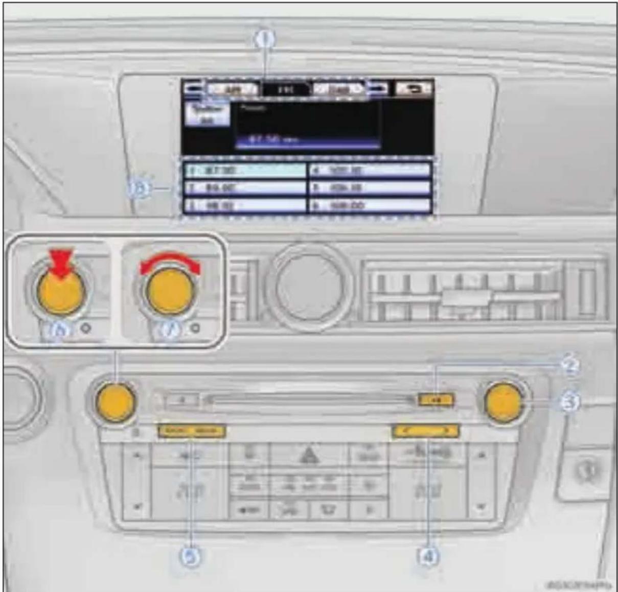 LEXUS GS 450h (2012) - Radio izmantošana - 1