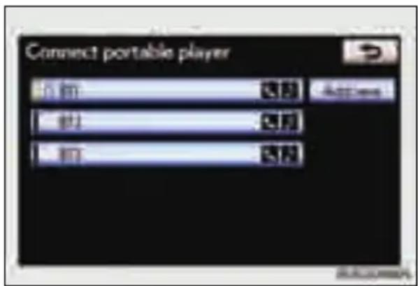 Connect portable player 名称 Address 组 4.7 组 3.7
